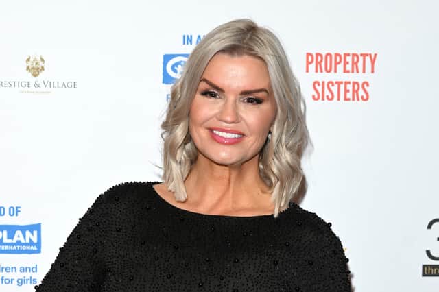 Kerry Katona attends the Inspiration Awards For Women 2024  at the The Landmark Hotel on March 22, 2024 in London, England.