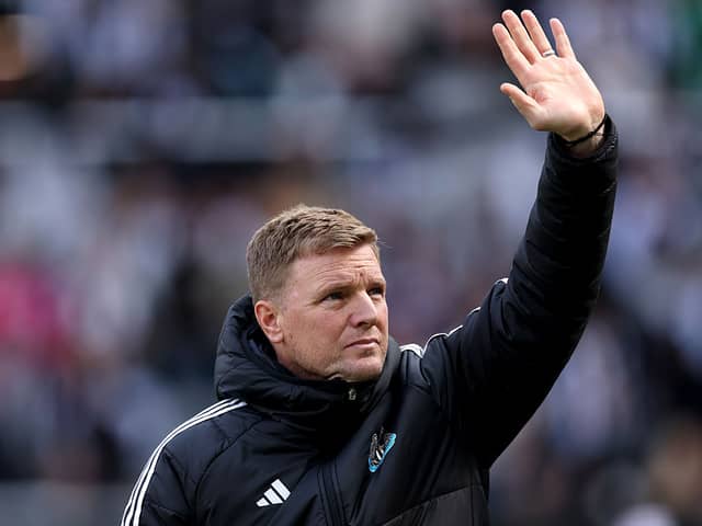 Eddie Howe returned to the dugout at Newcastle United head coach on Saturday.