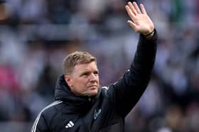 Eddie Howe returned to the dugout at Newcastle United head coach on Saturday.