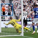 Bruno Guimaraes was denied a goal on his 150th Newcastle United appearance
