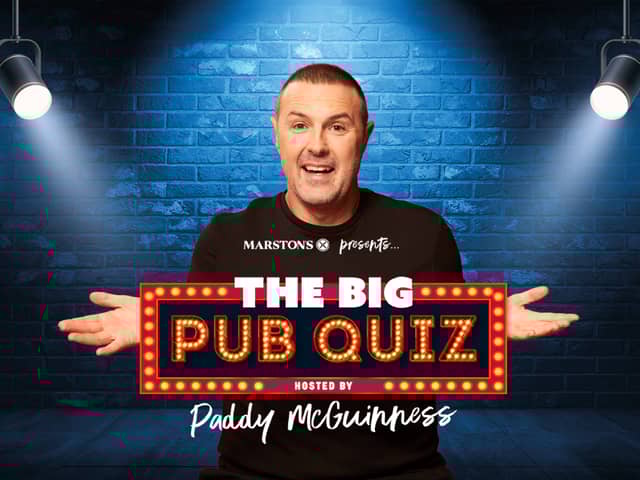 UK pub chain Marston’s has teamed up with Paddy McGuinness to find the UK’s smartest pub, with The Marston’s Big Pub Quiz.