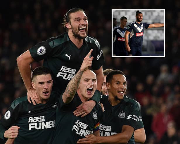 Former Newcastle United striker Andy Carroll will play in a charity match at South Shields FC on Monday.