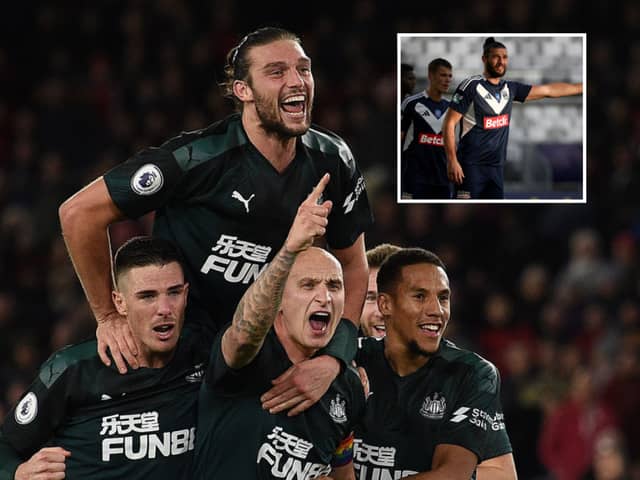 Former Newcastle United striker Andy Carroll will play in a charity match at South Shields FC on Monday.