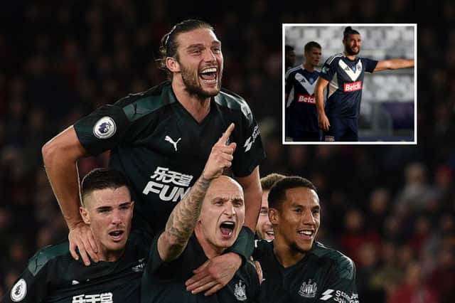 Former Newcastle United striker Andy Carroll will play in a charity match at South Shields FC on Monday.