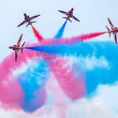 Red Arrows perfect new display.