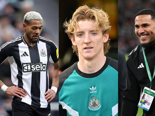 Joelinton, Anthony Gordon & Jamaal Lascelles: Newcastle United’s full injury list & estimated return dates. (Photo credit: Getty Images)