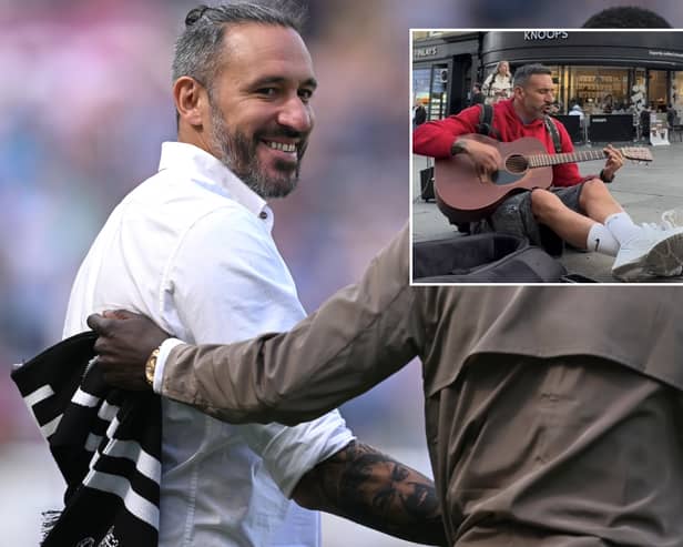 Newcastle United cult hero Jonas Gutierrez is back in the city.