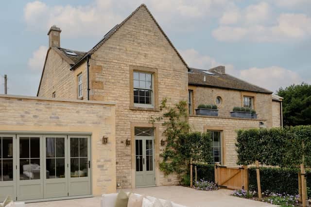 Made of Cotswold stone, the exterior oozes charm