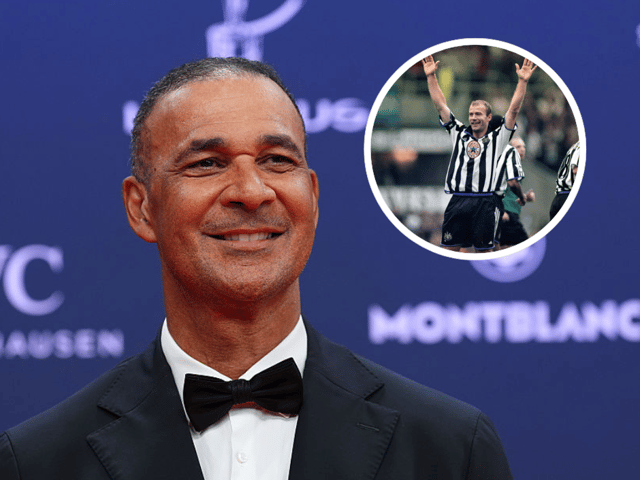 Ruud Gullit and Alan Shearer