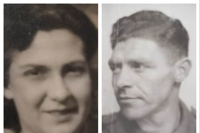 Leonard Barker Knox and his wife Violet who survived World War II. Leonard's diaries have now been shared with us.