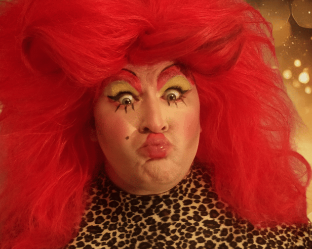 Wayne Miller as Dame Hussy Harlot.