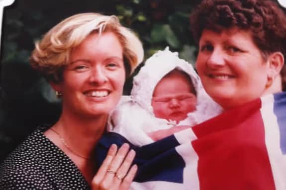 Melissa Victoria was born on May 8, 1995. She's pictured here as a baby with her grandma and aunty.