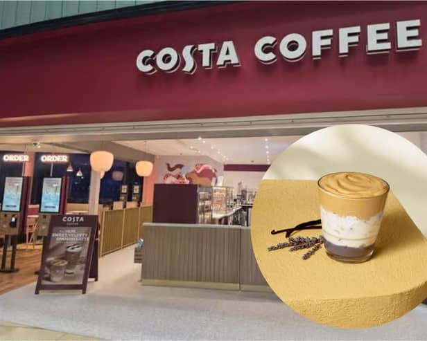 Costa has revealed a new limited edition lavender vanilla latte