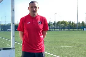 Sunderland West End player-manager Joe Walton (photo James Raine)