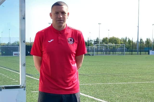 Sunderland West End player-manager Joe Walton (photo James Raine)