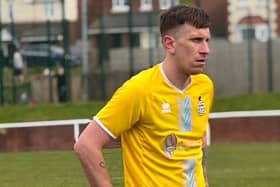 Jarrow defender Darryll Donnelly (photo Peter Franklin)