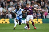 Harvey Barnes in action for Newcastle United. 