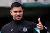 Newcastle United midfielder Bruno Guimaraes