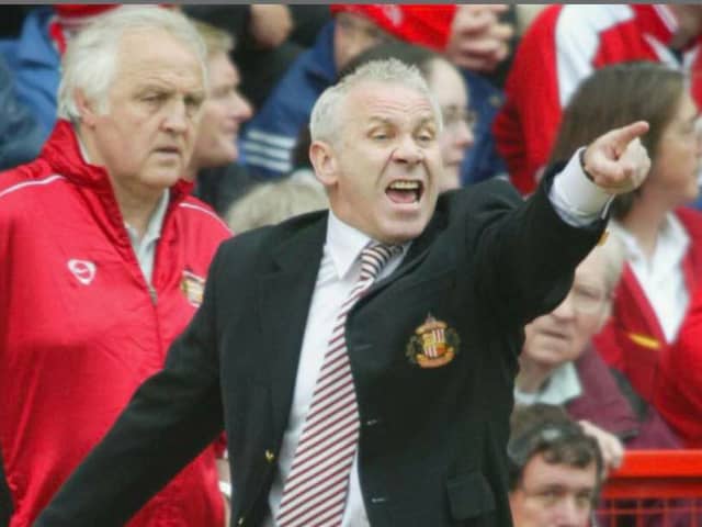 Peter Reid during his time as Sunderland manager.