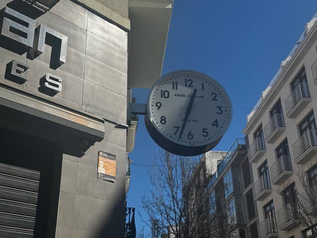 This clock eerily stopped at the time of the blackout - 12.33pm