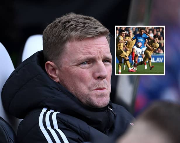 Eddie Howe and Isaac Hayden