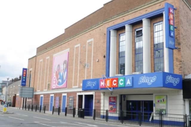 Mecca in Dean Road, South Shields, where Miss World became a bingo caller for the day.