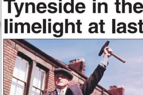 How the Shields Gazette reported on the 1976 filming of When The Boat Comes In at South Shields.