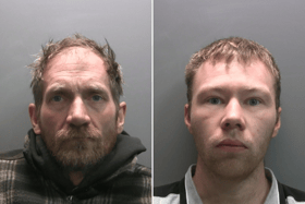 Daniel Graham (left) and Adam Carruthers have been found guilty of felling the world-famous Sycamore Gap tree and causing damage to Hadrian's Wall.