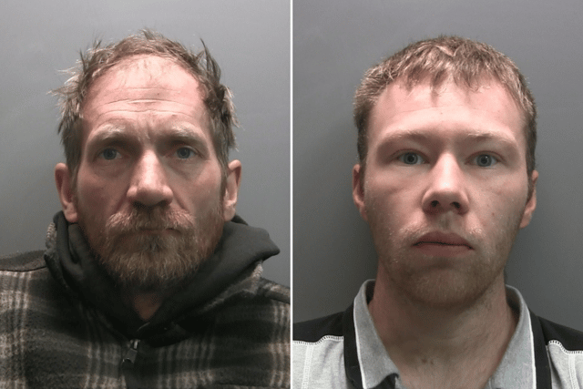 Daniel Graham (left) and Adam Carruthers have been found guilty of felling the world-famous Sycamore Gap tree and causing damage to Hadrian's Wall.