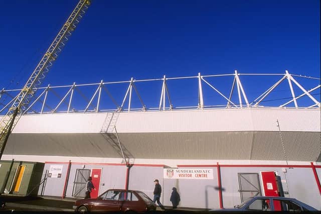 Another view of the work under way on Wearside in 1997. Credit: Stu Forster /Allsport.