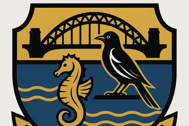 A 'new' Newcastle United club badge as created by AI tool Chat GPT