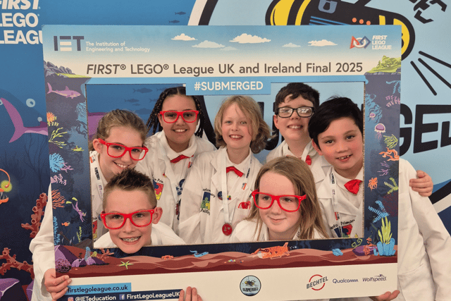 The Harton Primary Puzzlers, from Harton Primary School, have picked up a prestigious award at a national Lego League competition.
