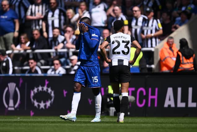 Nicolas Jackson sent off for Chelsea.