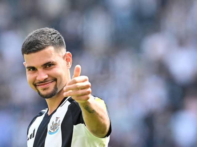 Newcastle United midfielder Bruno Guimaraes
