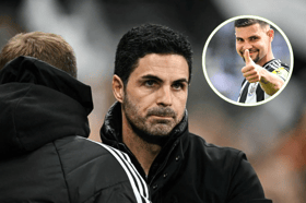 Eddie Howe, Mikel Arteta and Bruno Guimaraes