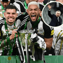 Bruno Guimaraes, Joelinton and Carlo Ancelotti