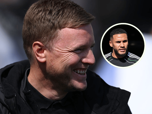 Eddie Howe and Jamaal Lascelles