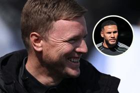 Eddie Howe and Jamaal Lascelles