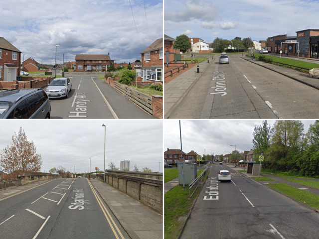 The most crime in South Tyneside was reported in and around these locations in March 2025.