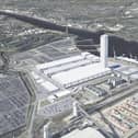 A CGI of the proposed facility at the Port of Tyne.