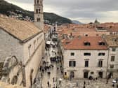 A view over Dubrovnik's Old Town from the walls