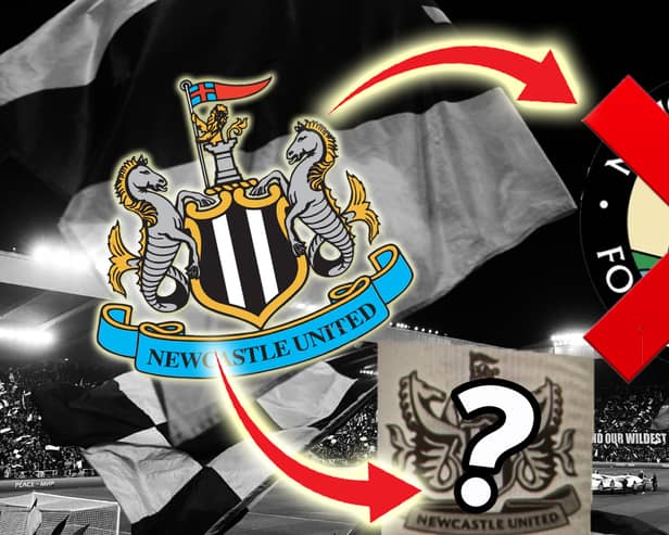 Newcastle United crest changes.