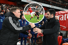 Eddie Howe and Mikel Arteta have a number of injuries to deal with ahead of Sunday’s huge Premier League clash.