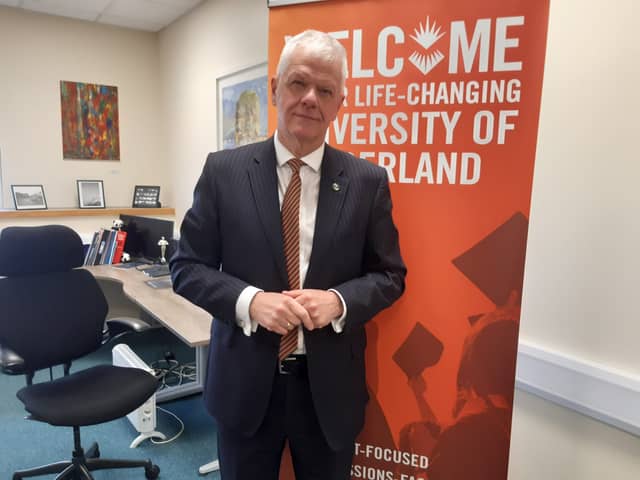 University of Sunderland vice-chancellor and CEO Sir David Bell.