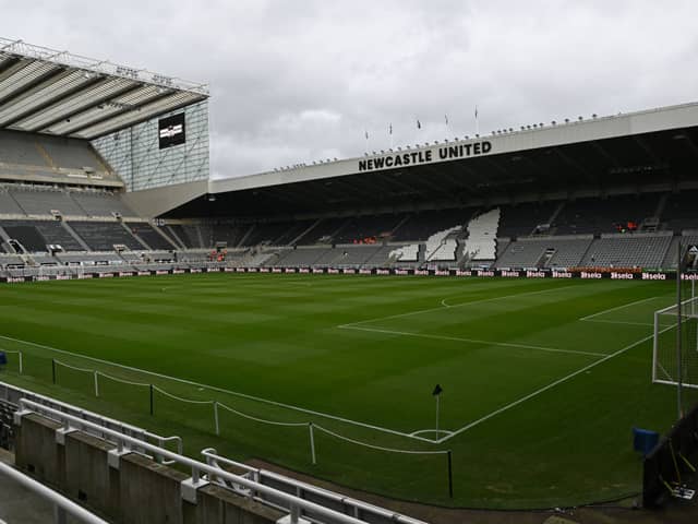 St James' Park in Newcastle.