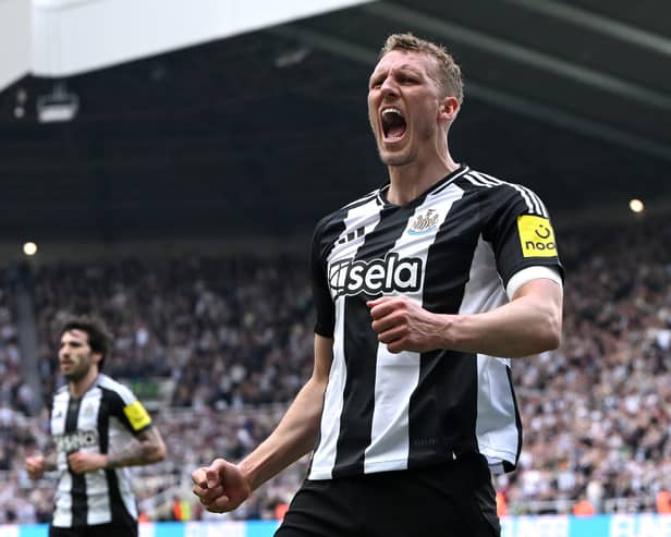 Dan Burn has been in fine form for Newcastle United this season. 