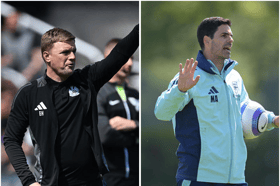Eddie Howe and Mikel Arteta