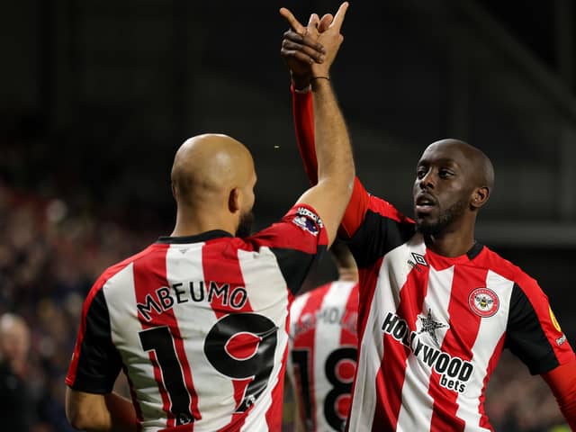 Bryan Mbeumo and Yoane Wissa formed an excellent attacking partnership for Brentford last season. 