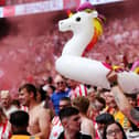 Sunderland fans at Wembley 