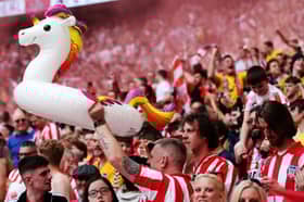 Sunderland fans at Wembley 